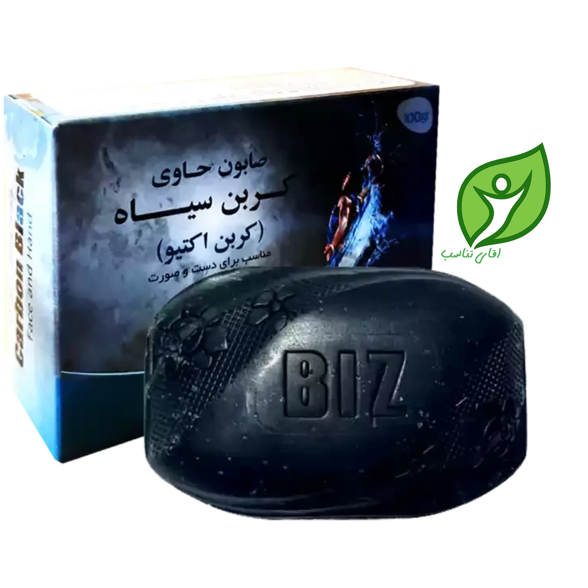 صابون دست و صورت کربن سیاه دکتر بیز
