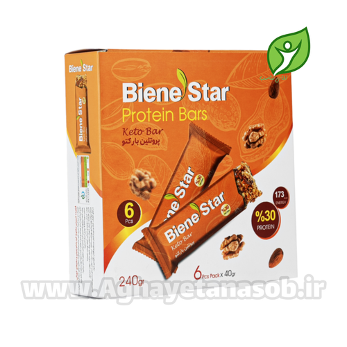پروتئین بار کتو کیچا ۶ عددی | Bienestar Keto Protein Bar Pack (6 Pcs)